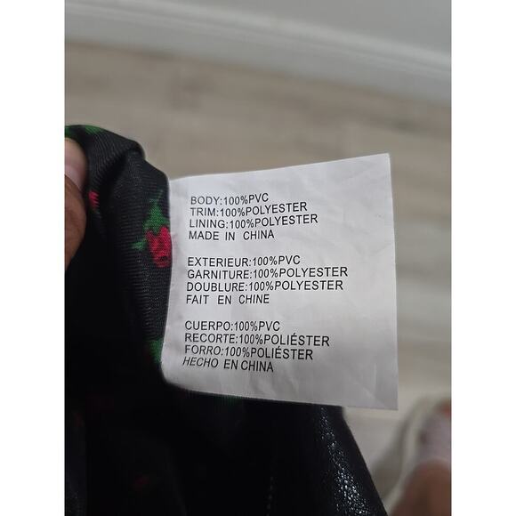 BETSEY JOHNSON JUST FOR THE FRILL OF IT Boho BLACK Vitage - Picture 9 of 9